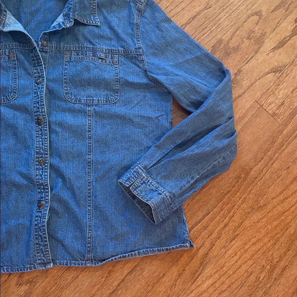 Mountain Lake size XL, denim shirt with metal buttons in the front - Picture 4 of 11